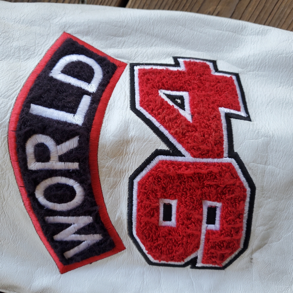 90s Rolling Stones Navy and White Jacket - Picture 8 of 12
